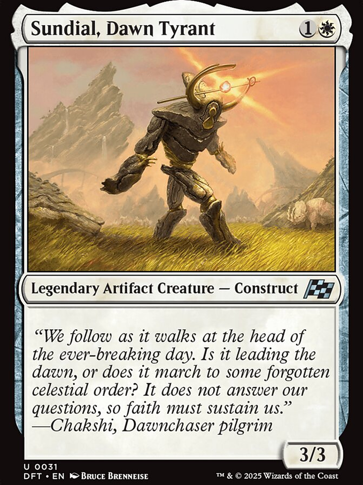 Sundial, Dawn Tyrant (Aetherdrift) 1