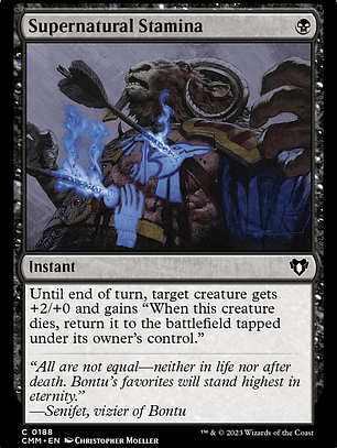 Supernatural Stamina (Commander Masters)