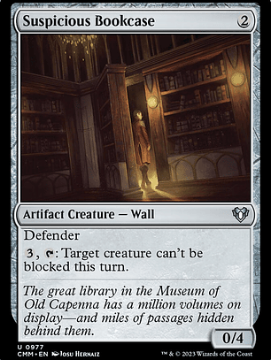 Suspicious Bookcase (Commander Masters)