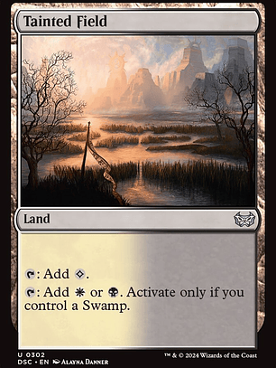 Tainted Field (Duskmourn: House of Horror Commander)