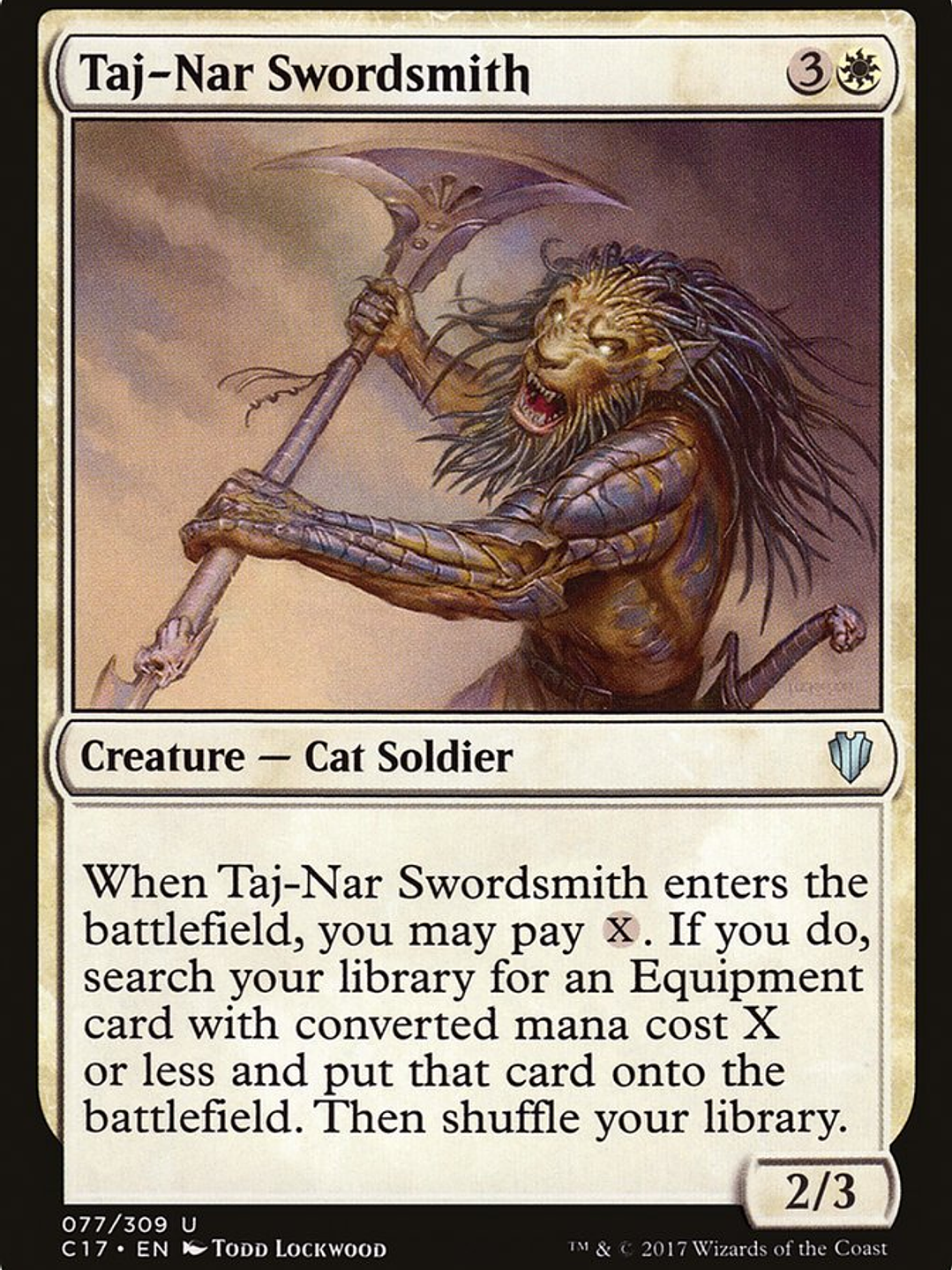 Taj-Nar Swordsmith (Commander 2017) 1