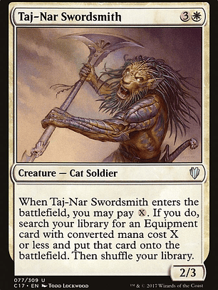 Taj-Nar Swordsmith (Commander 2017)