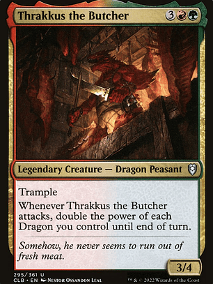 Thrakkus the Butcher (Commander Legends: Battle for Baldur's Gate)