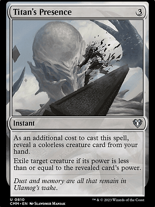 Titan's Presence (Commander Masters)