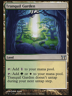 Tranquil Garden (Champions of Kamigawa)