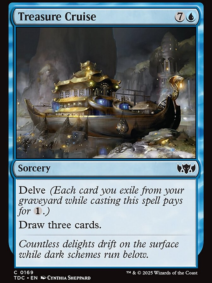Treasure Cruise (Tarkir: Dragonstorm Commander) 1