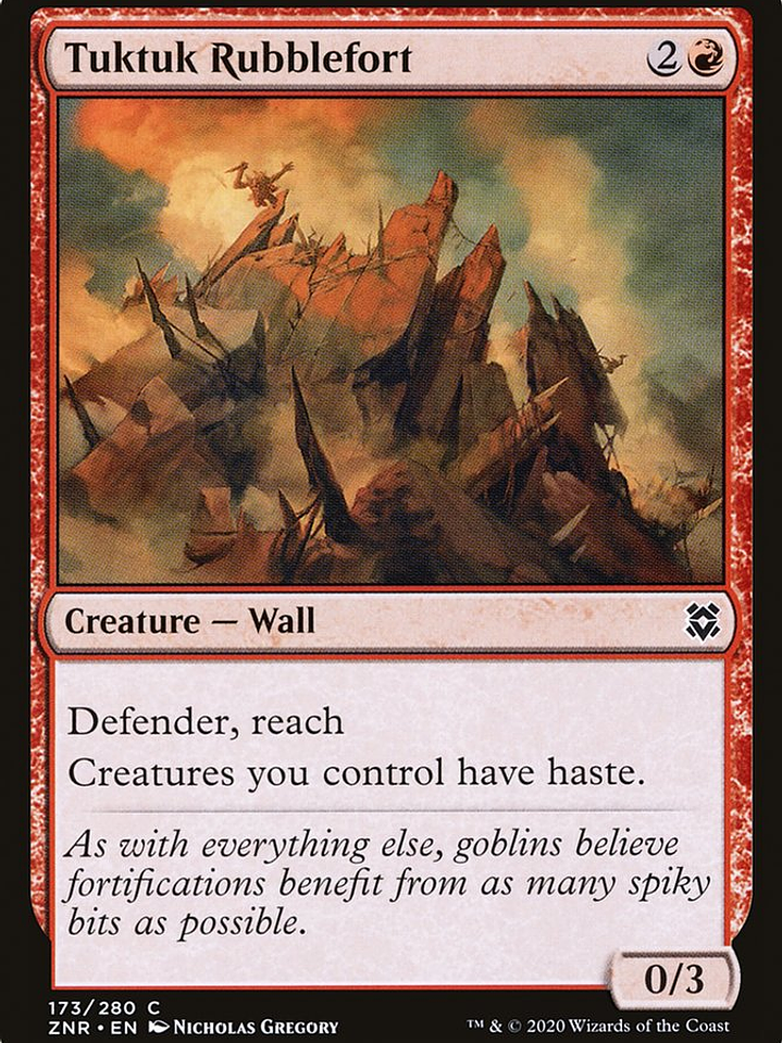 Tuktuk Rubblefort (Zendikar Rising) 1