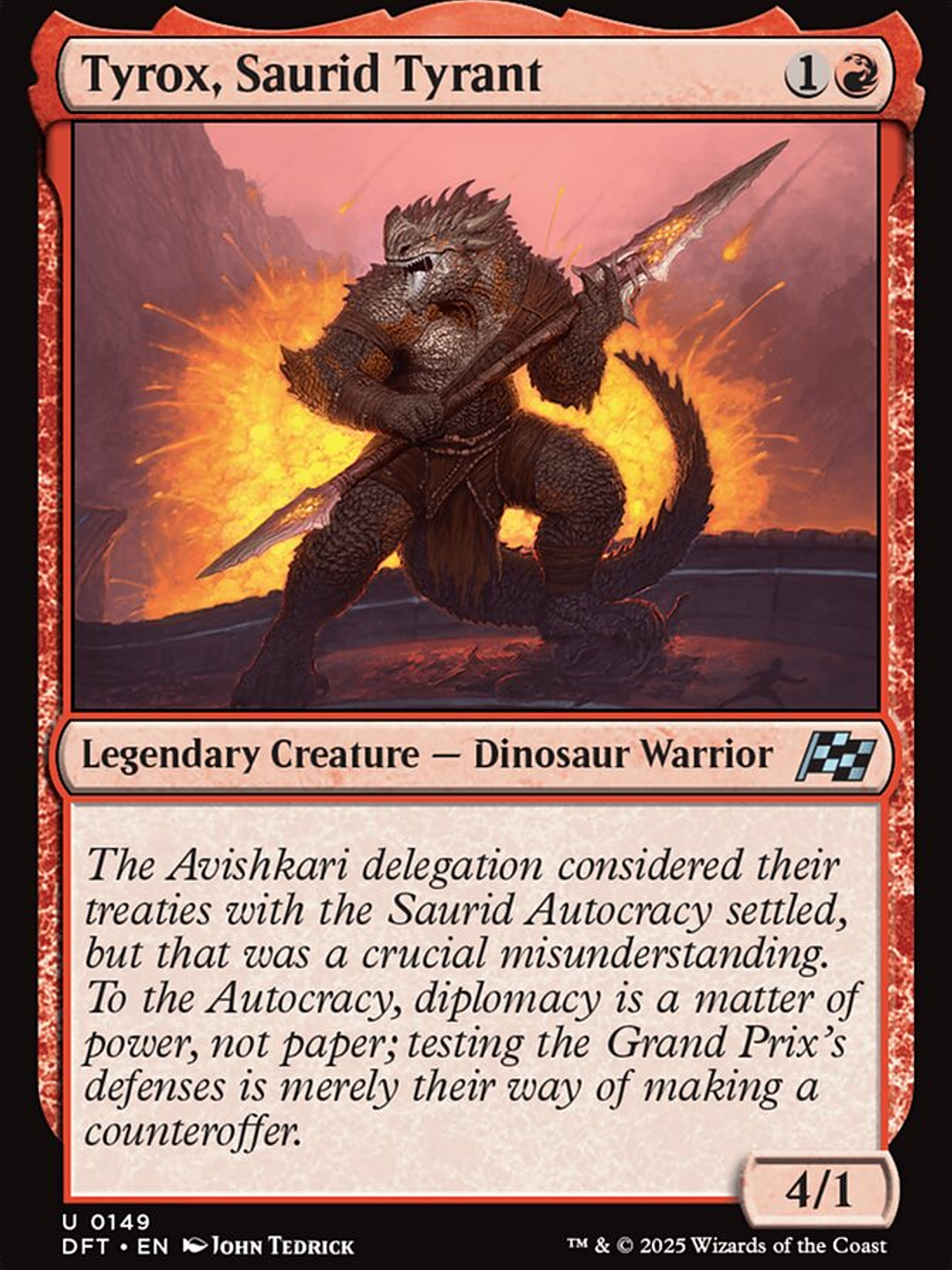 Tyrox, Saurid Tyrant (Aetherdrift) 1