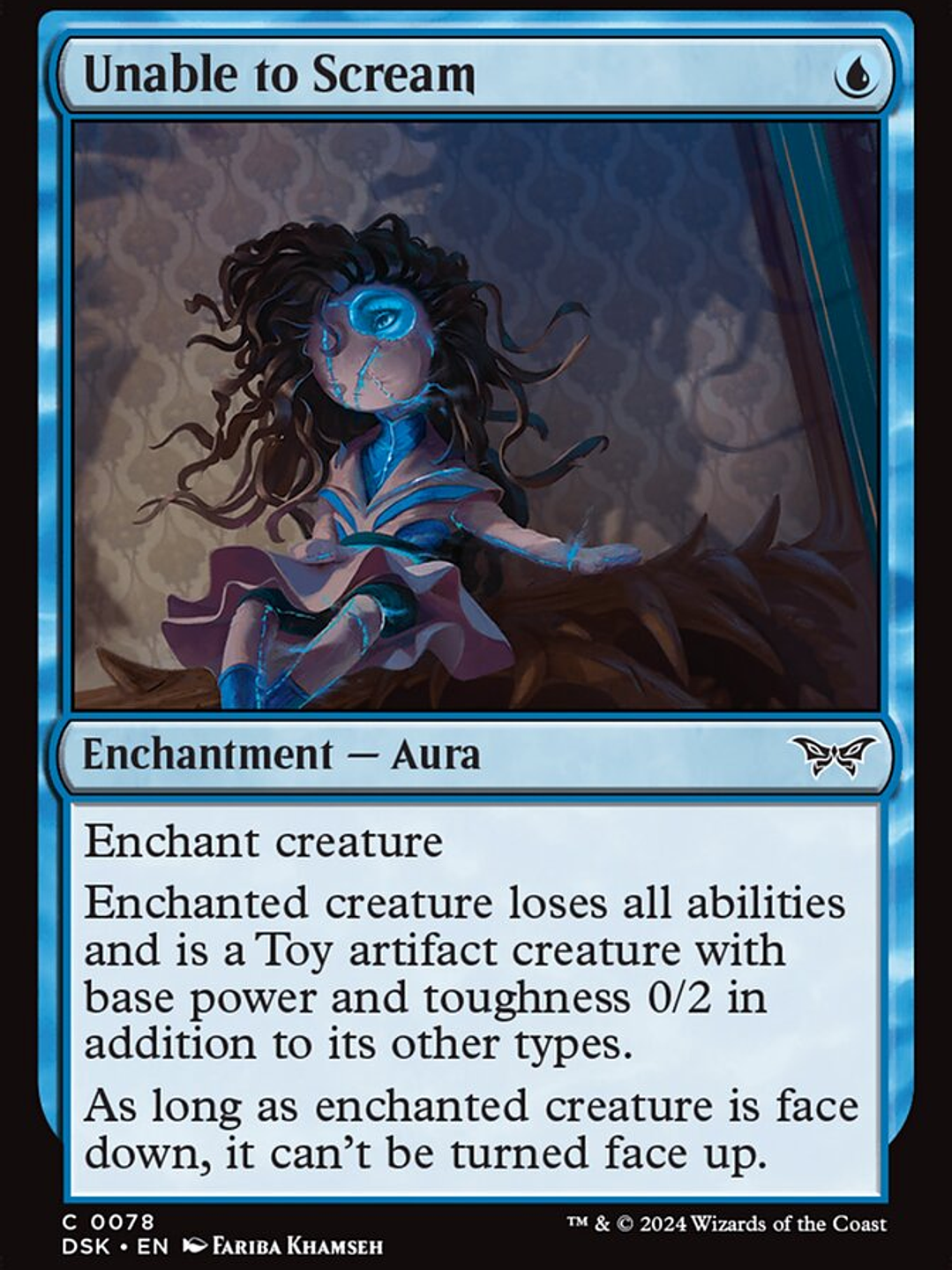 Unable to Scream (Duskmourn: House of Horror) 1