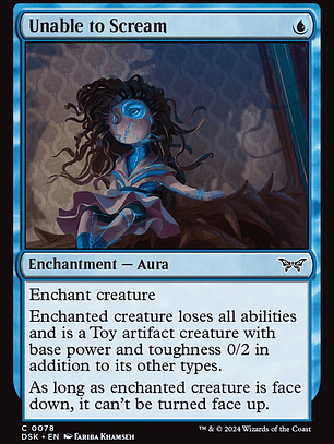 Unable to Scream (Duskmourn: House of Horror)