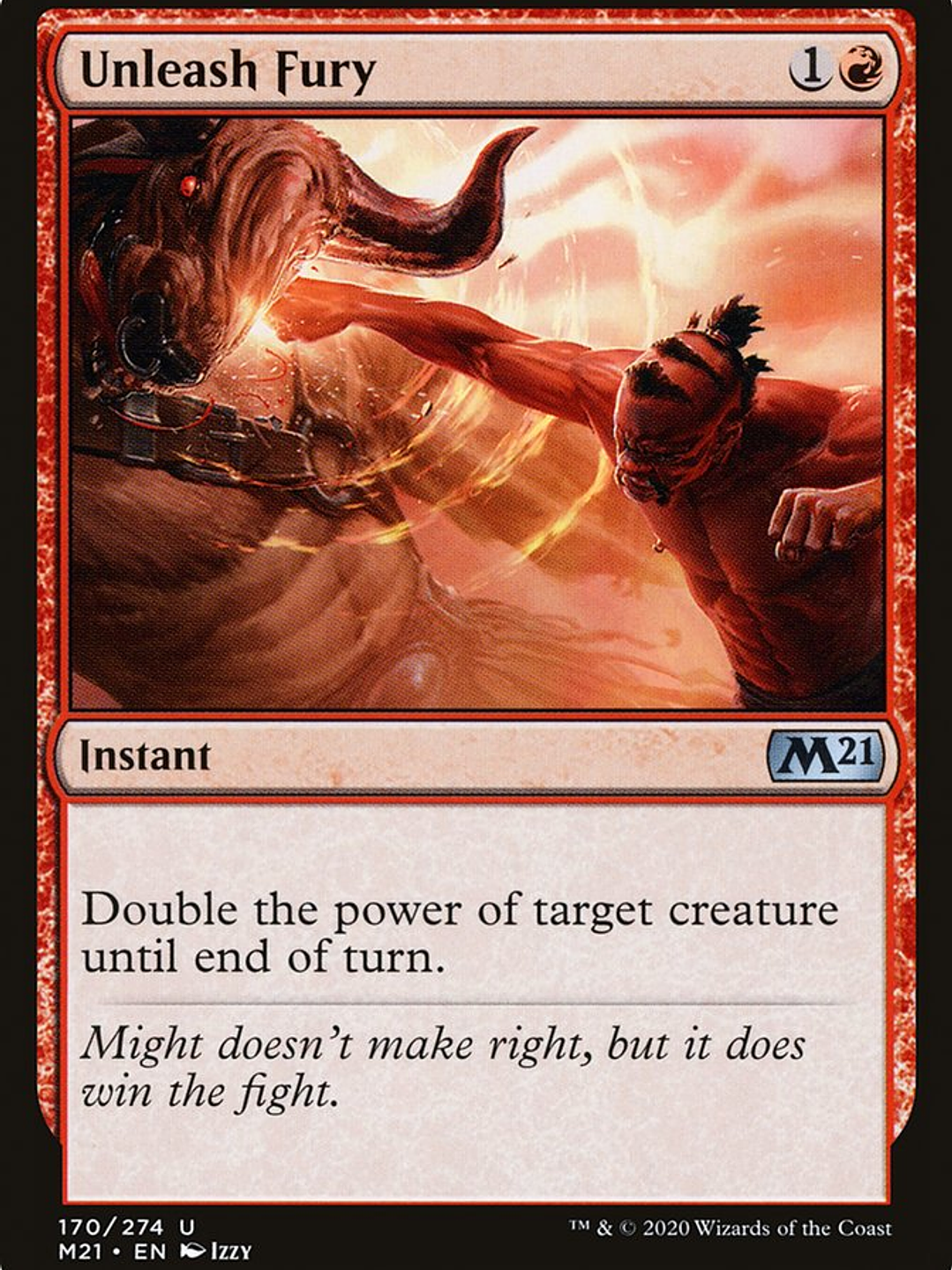 Unleash Fury (Core Set 2021) 1