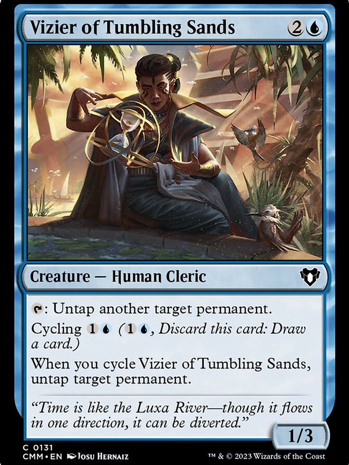Vizier of Tumbling Sands (Commander Masters) 1