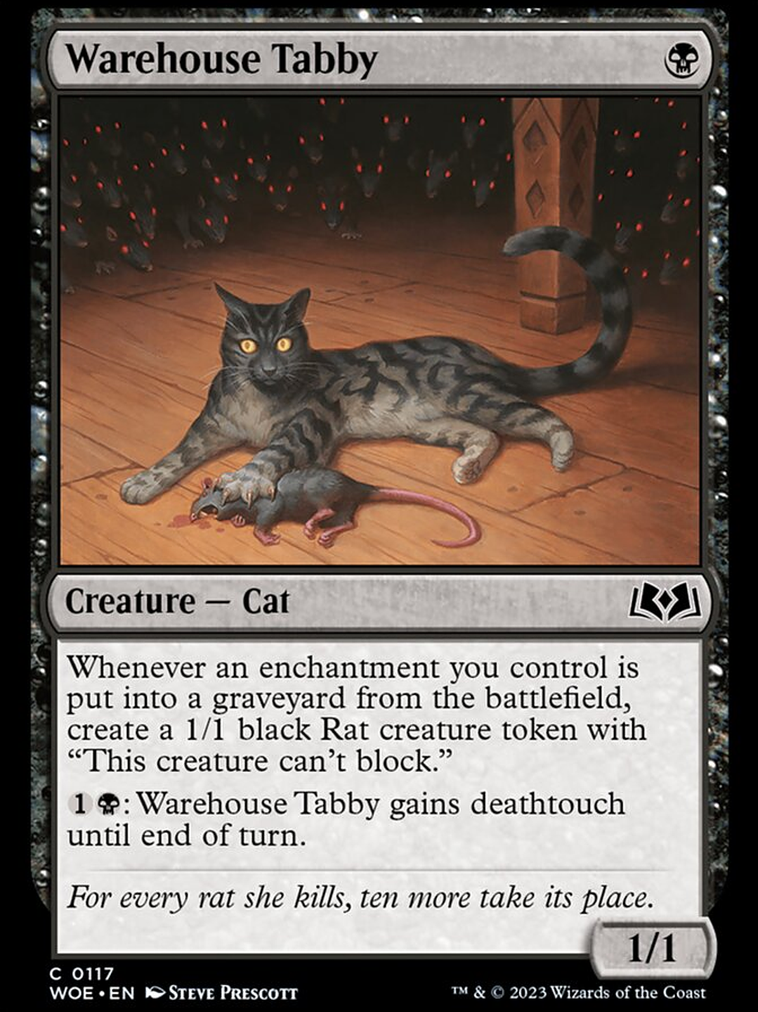 Warehouse Tabby (Wilds of Eldraine) 1