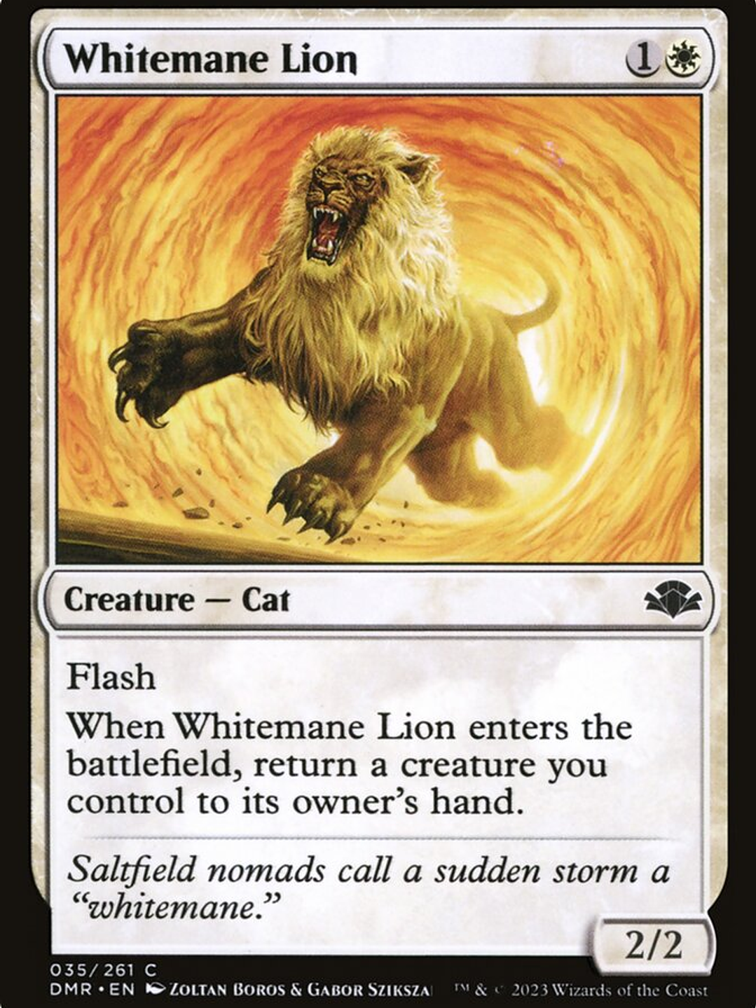Whitemane Lion (Dominaria Remastered) 1