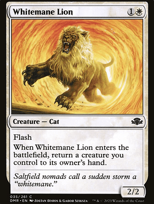 Whitemane Lion (Dominaria Remastered)