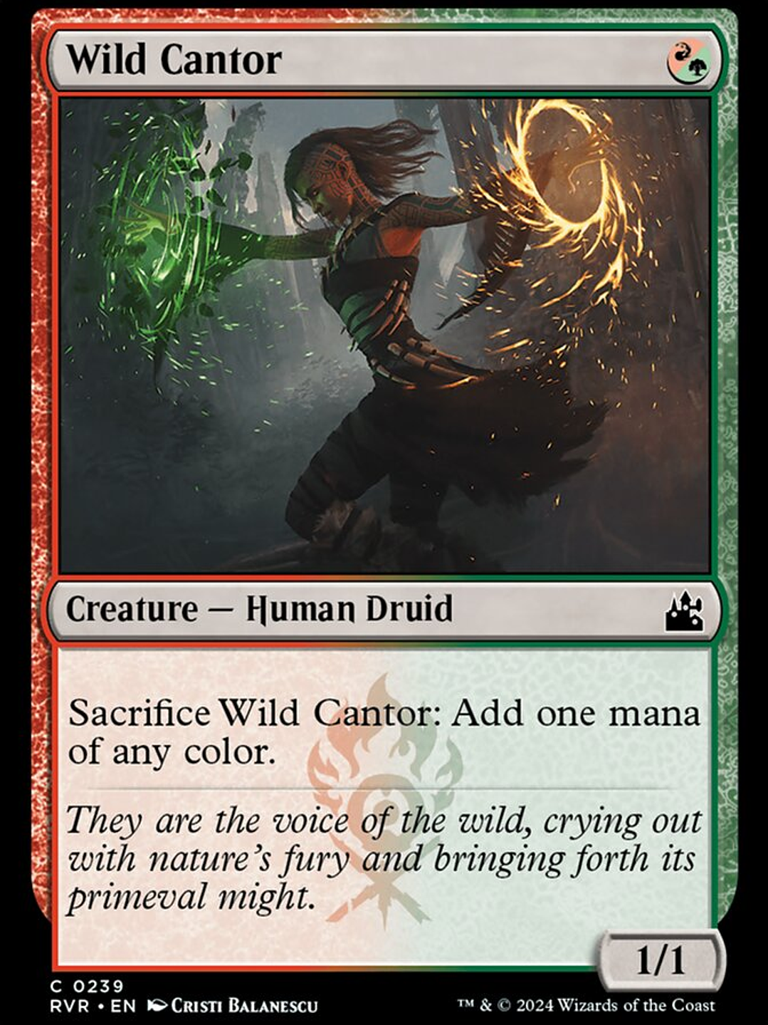 Wild Cantor (Ravnica Remastered) 1
