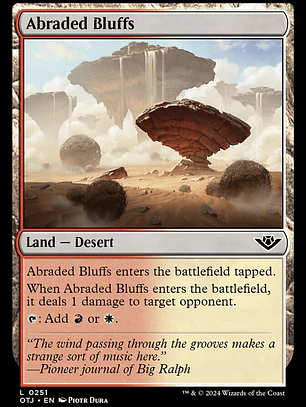 Abraded Bluffs (Outlaws of Thunder Junction)