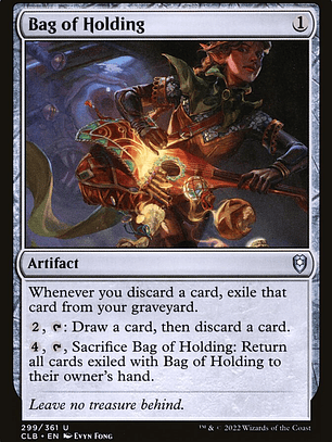 Bag of Holding (Commander Legends: Battle for Baldur's Gate)