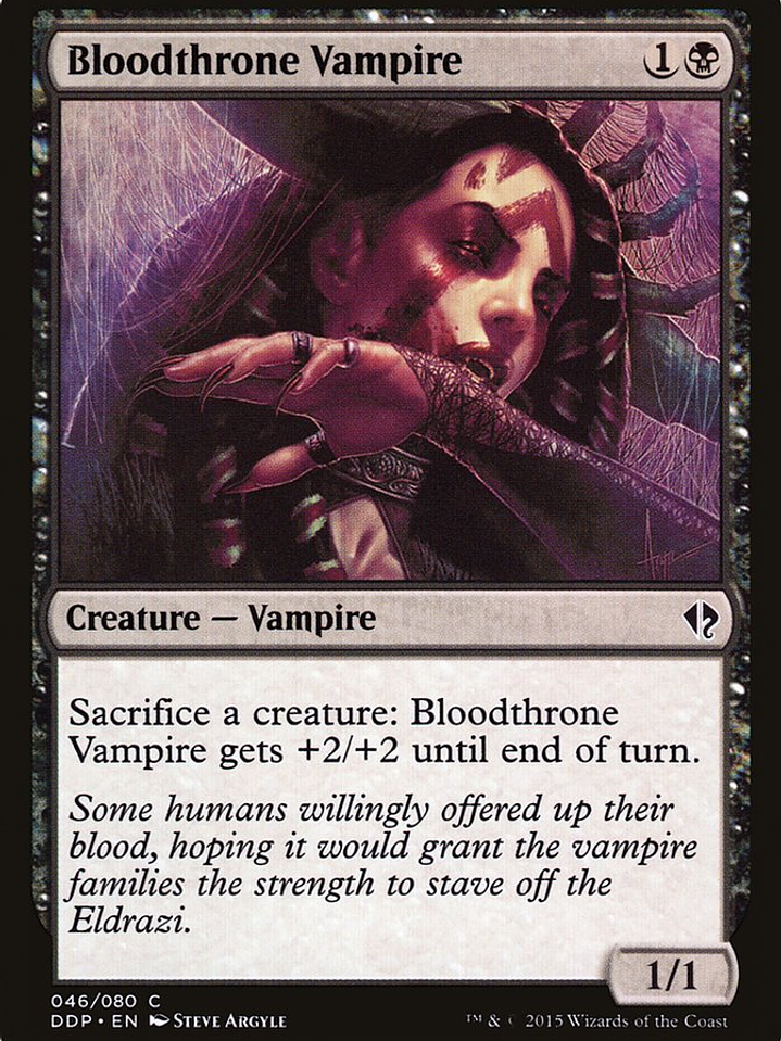 Bloodthrone Vampire (Duel Decks: Zendikar vs. Eldrazi) 1