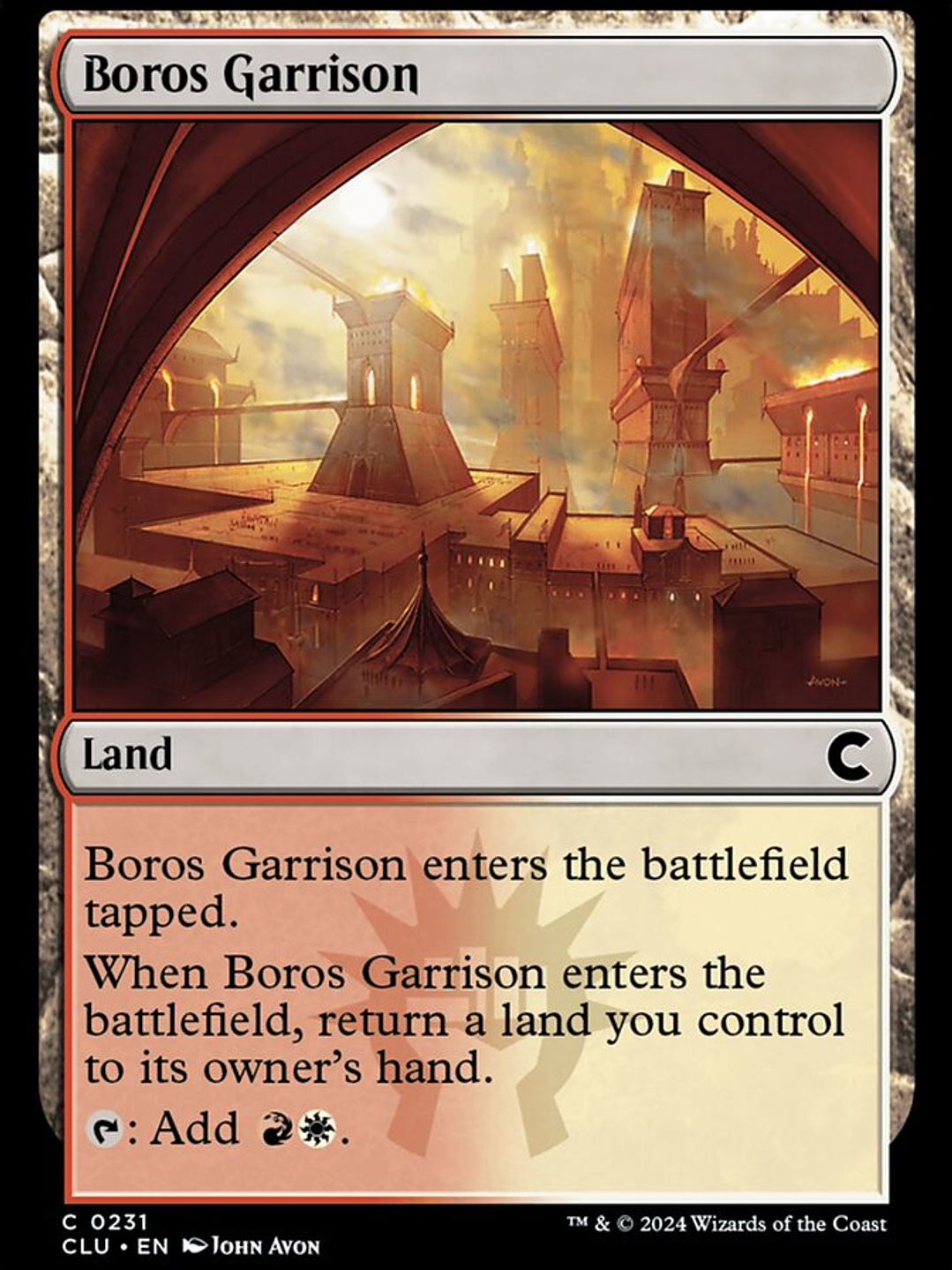 Boros Garrison (Ravnica: Clue Edition) 1