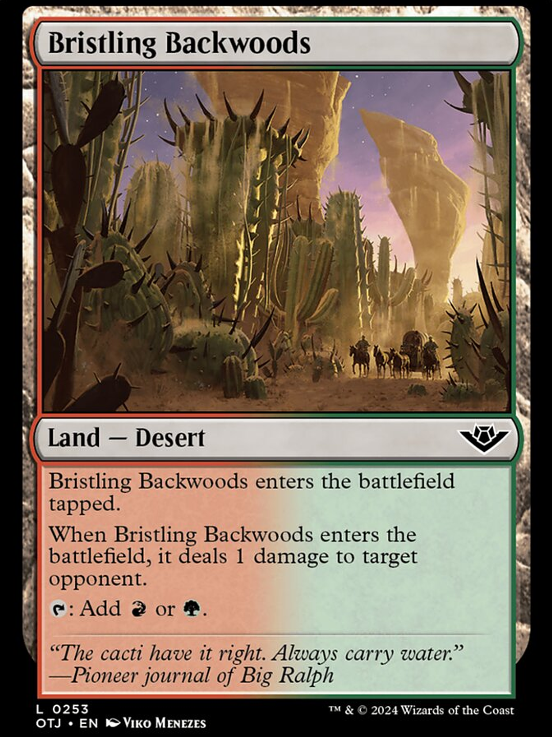 Bristling Backwoods (Outlaws of Thunder Junction) 1