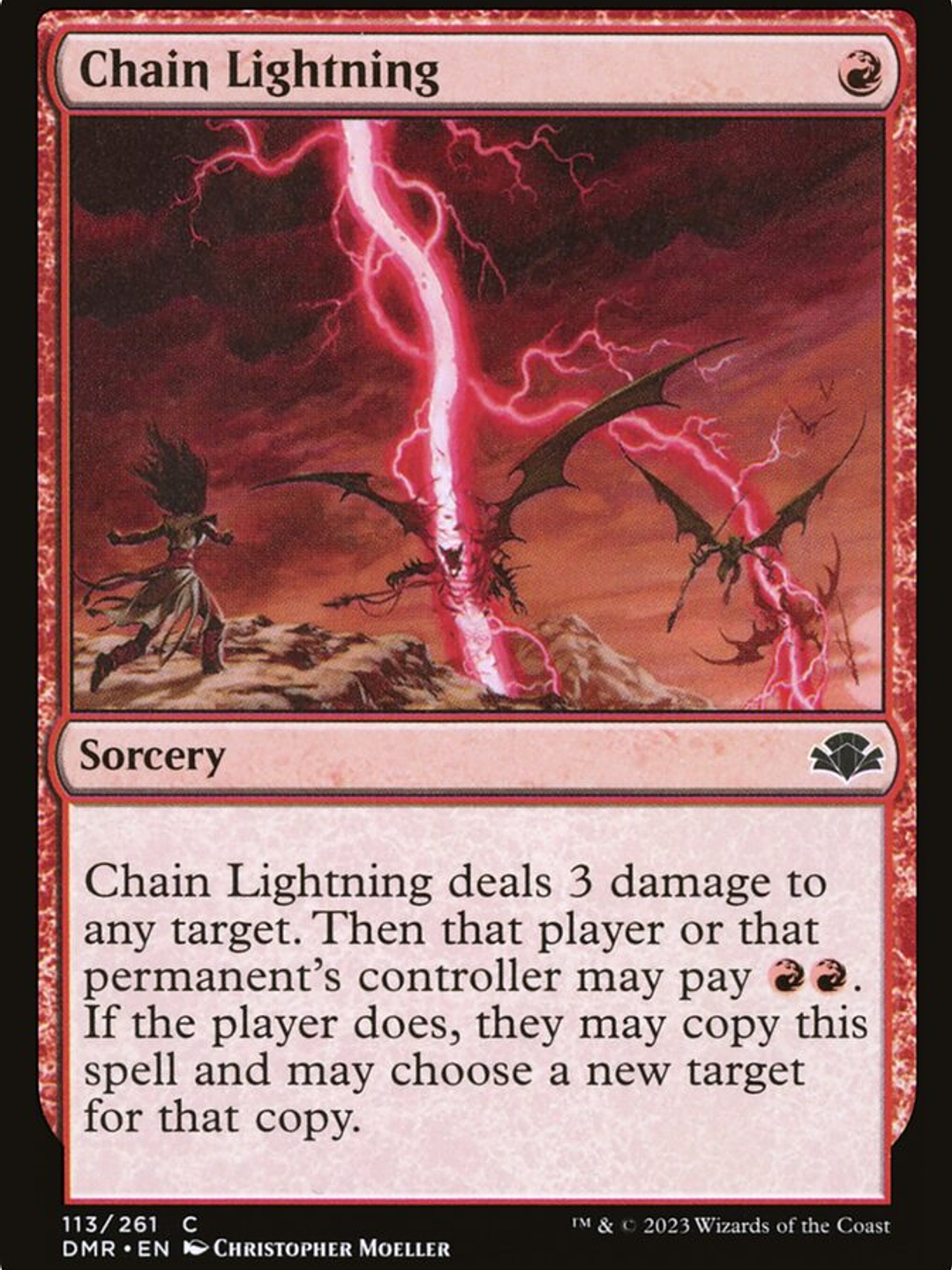 Chain Lightning (Dominaria Remastered) 1