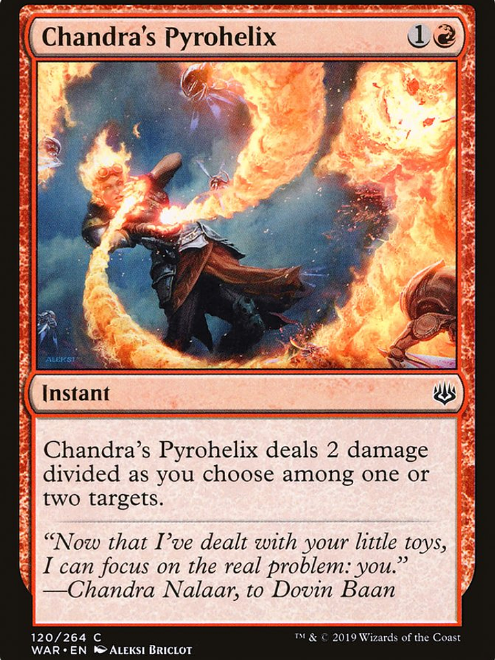 Chandra's Pyrohelix (War of the Spark) 1