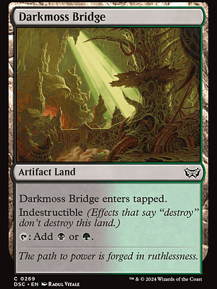 Darkmoss Bridge (Duskmourn: House of Horror Commander)