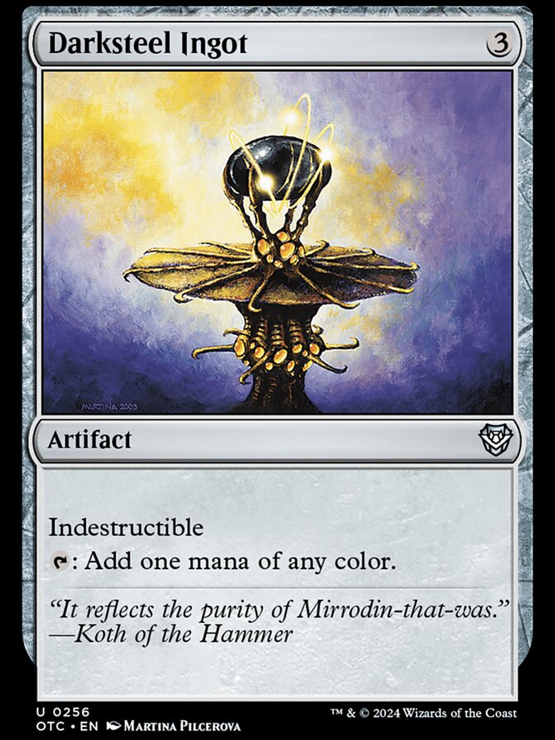 Darksteel Ingot (Outlaws of Thunder Junction Commander) 1