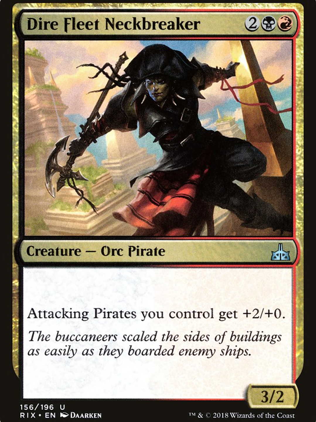 Dire Fleet Neckbreaker (Rivals of Ixalan) 1