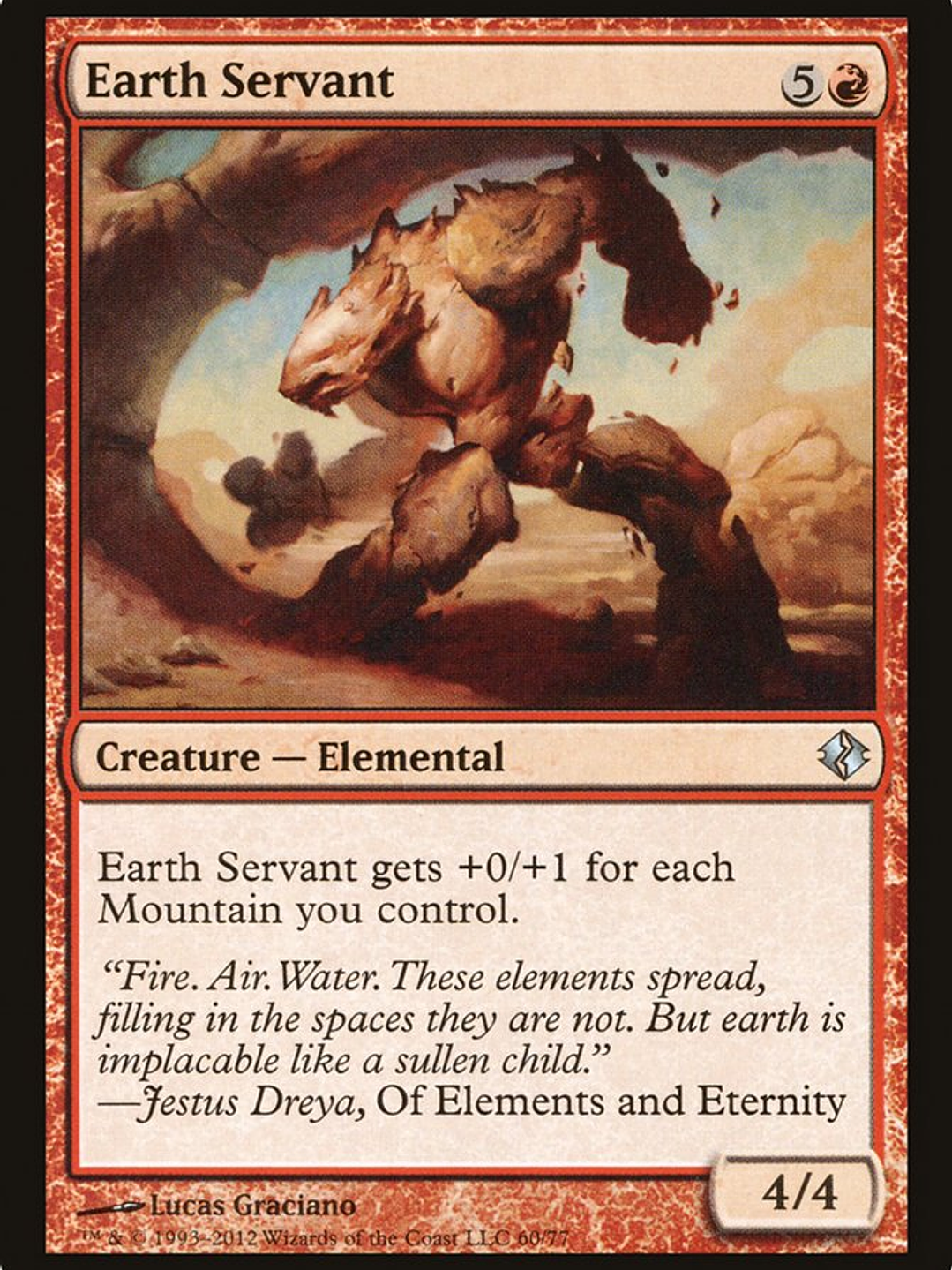 Earth Servant (Duel Decks: Venser vs. Koth) 1