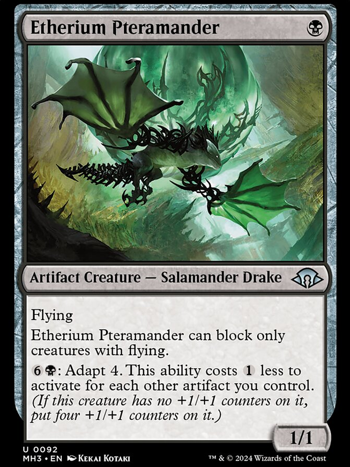 Etherium Pteramander (Modern Horizons 3) 1