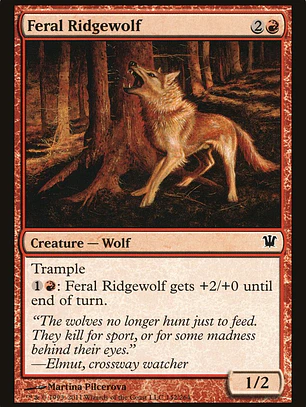 Feral Ridgewolf (Innistrad)