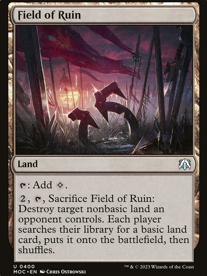 Field of Ruin (March of the Machine Commander) 1