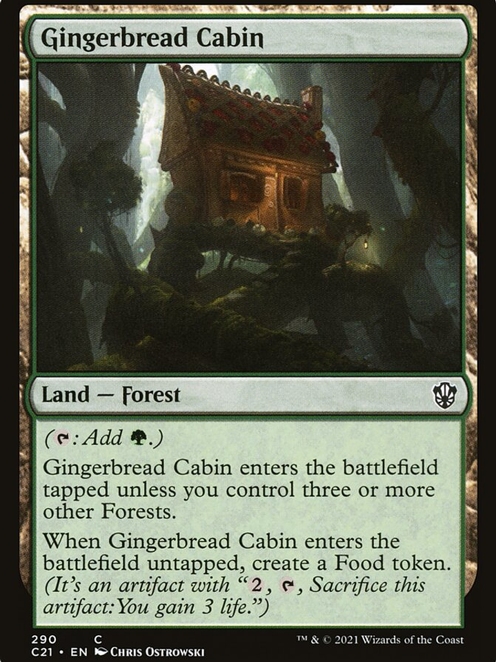 Gingerbread Cabin (Commander 2021) 1