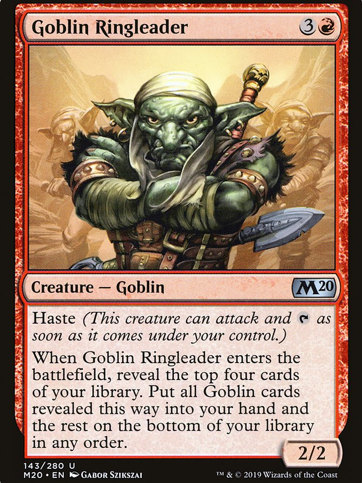 Goblin Ringleader (Core Set 2020) 1
