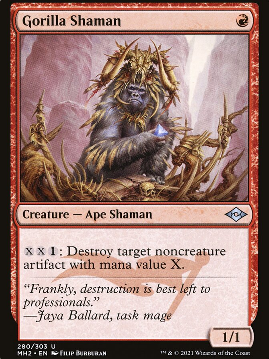 Gorilla Shaman (Modern Horizons 2) 1