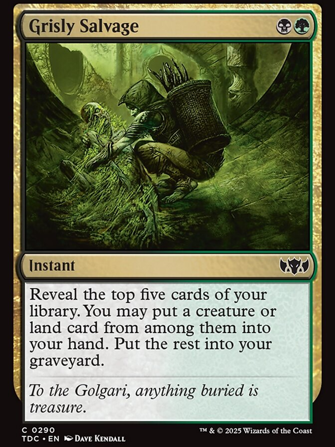 Grisly Salvage (Tarkir: Dragonstorm Commander) 1
