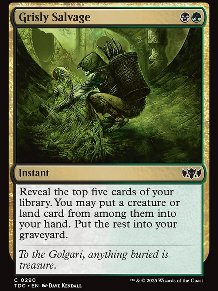 Grisly Salvage (Tarkir: Dragonstorm Commander) 1