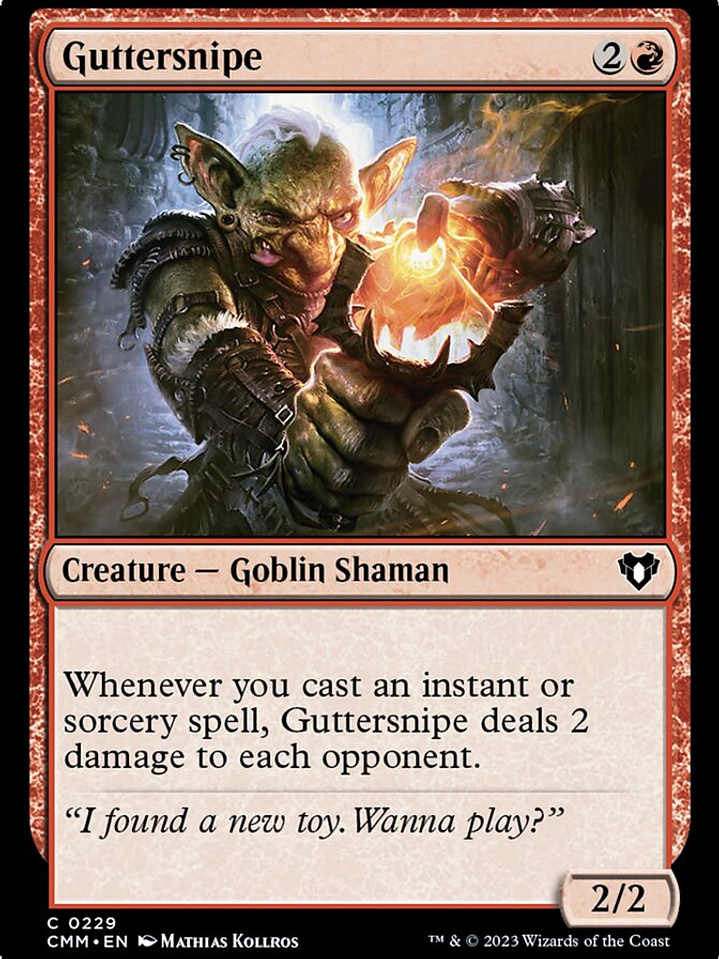 Guttersnipe (Commander Masters) 1