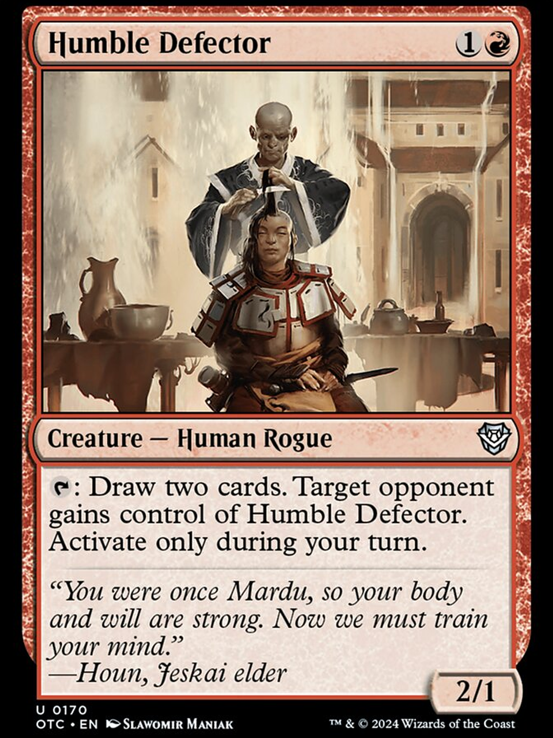 Humble Defector (Outlaws of Thunder Junction Commander) 1