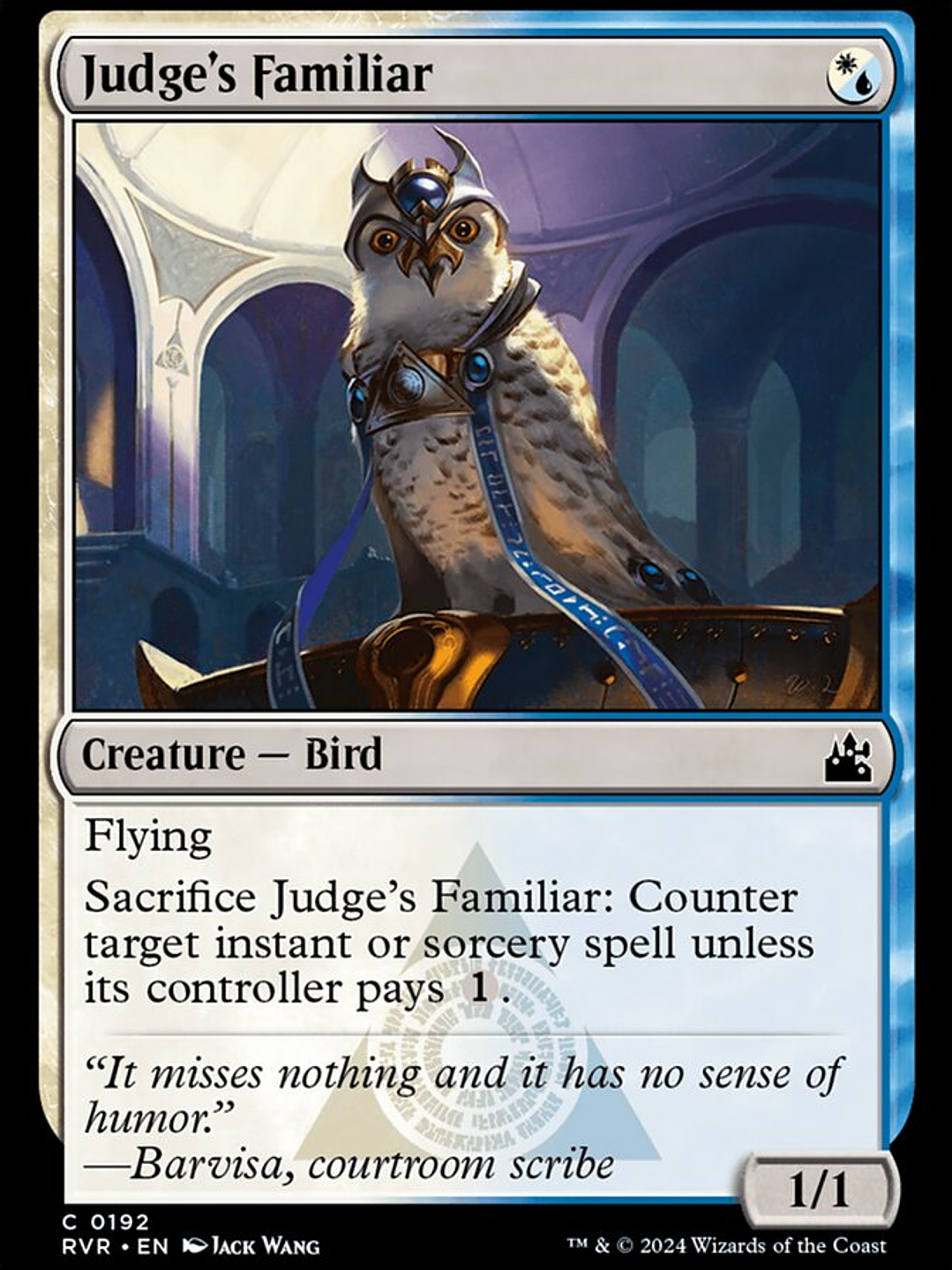Judge's Familiar (Ravnica Remastered) 1