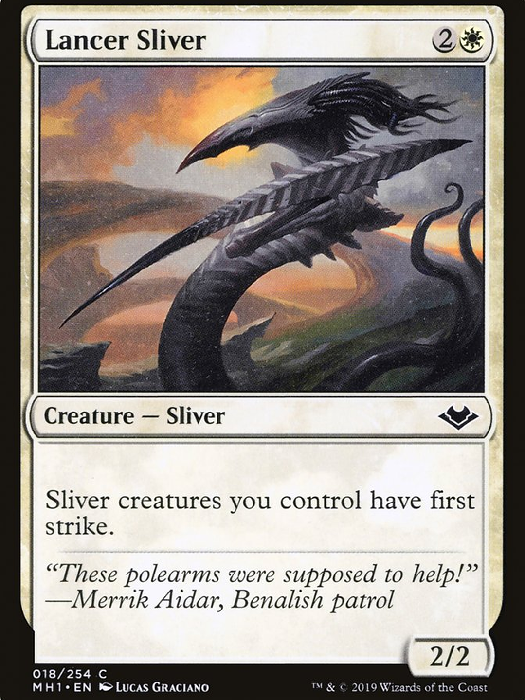 Lancer Sliver (Modern Horizons) 1