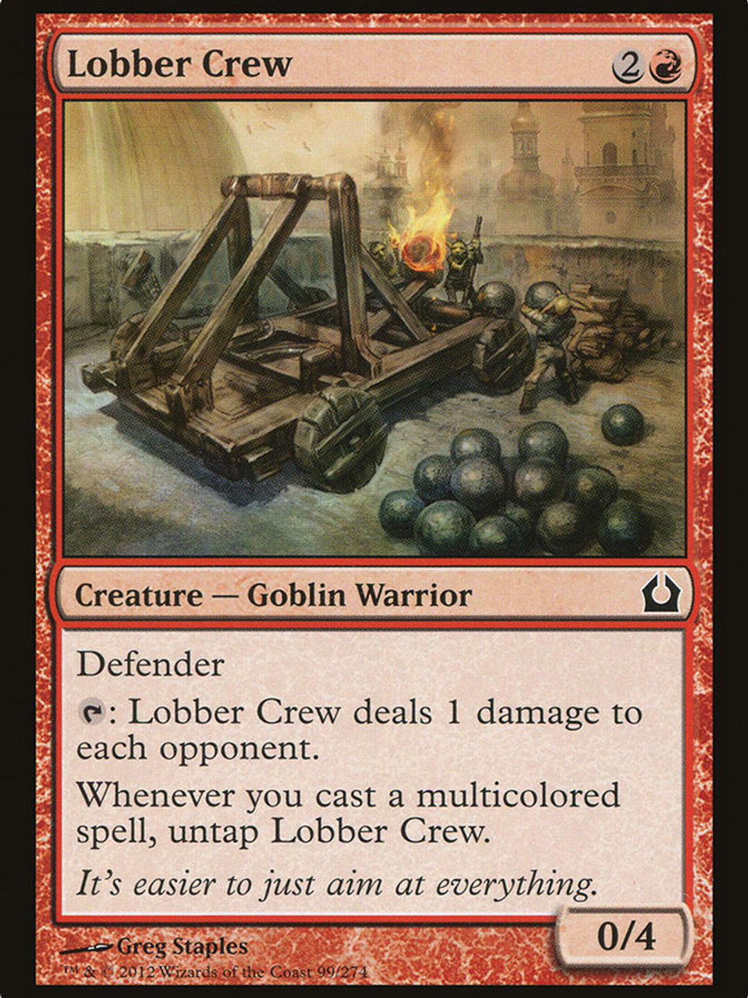 Lobber Crew (Return to Ravnica) 1