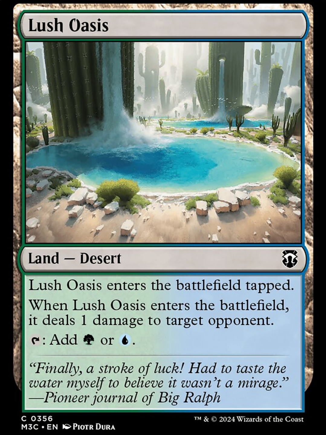 Lush Oasis (Modern Horizons 3 Commander) 1