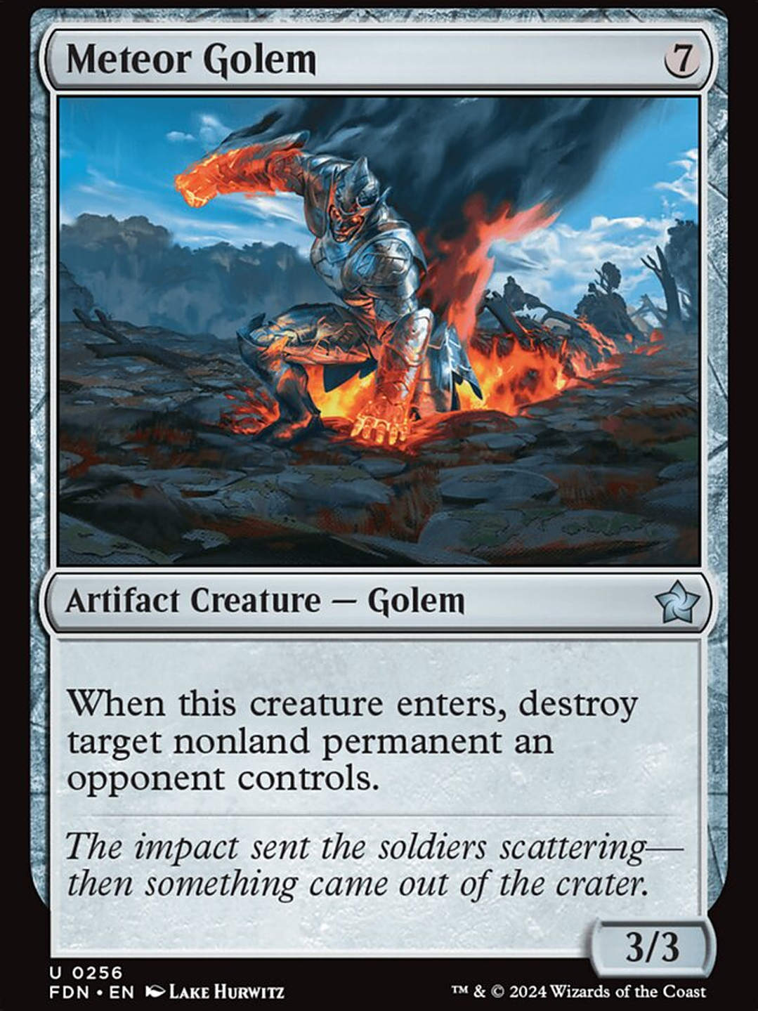 Meteor Golem (Foundations) 1