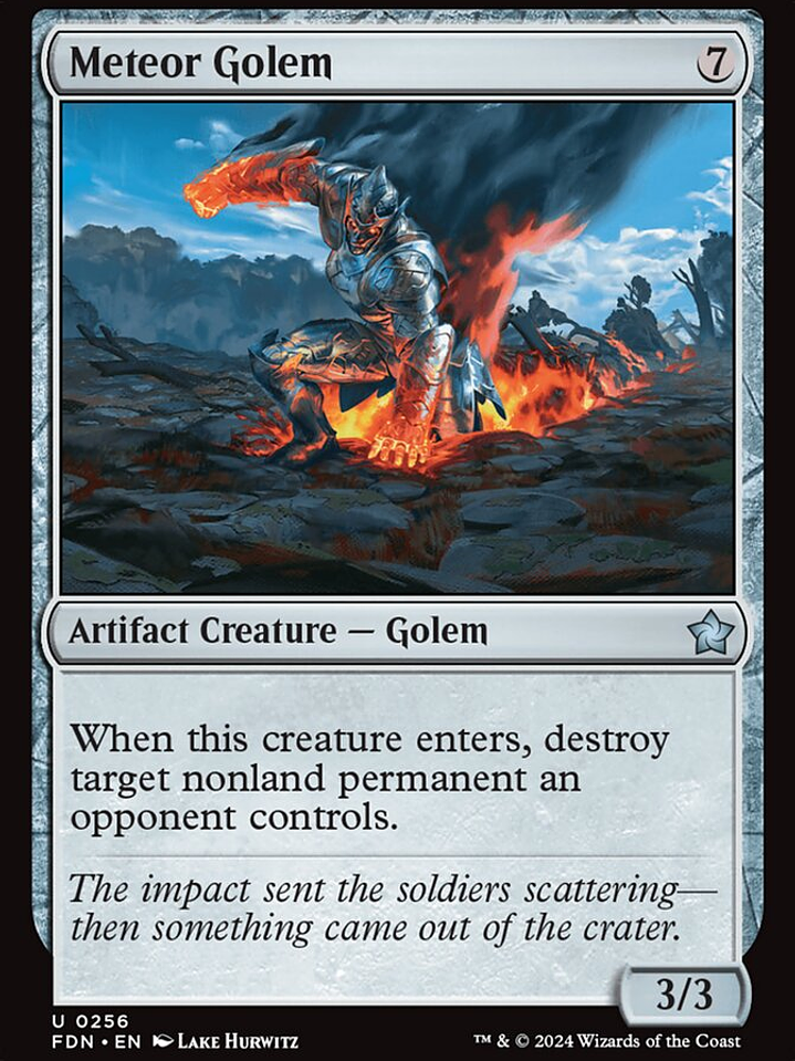 Meteor Golem (Foundations) 1