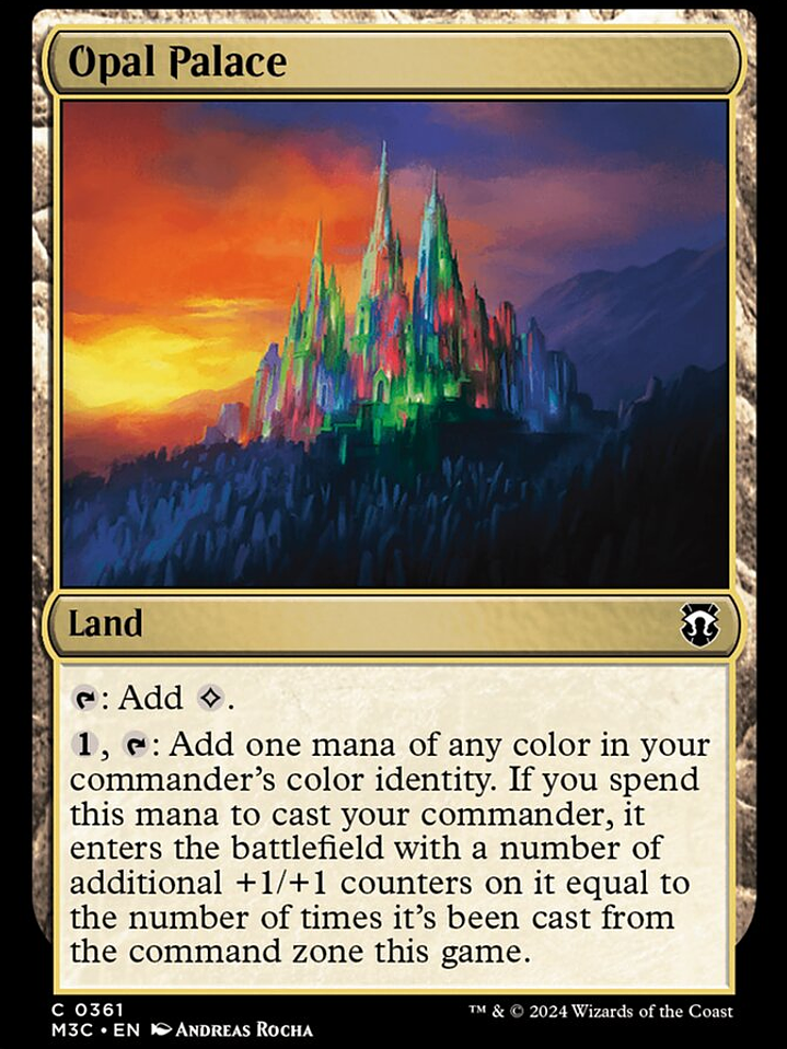 Opal Palace (Modern Horizons 3 Commander) 1