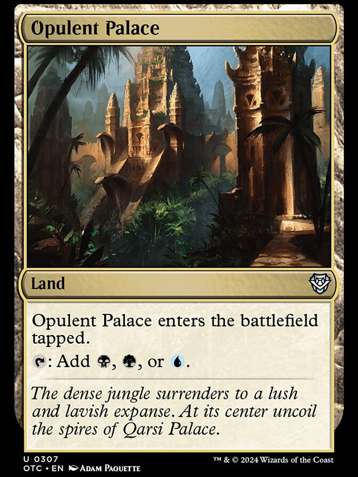 Opulent Palace (Outlaws of Thunder Junction Commander) 1
