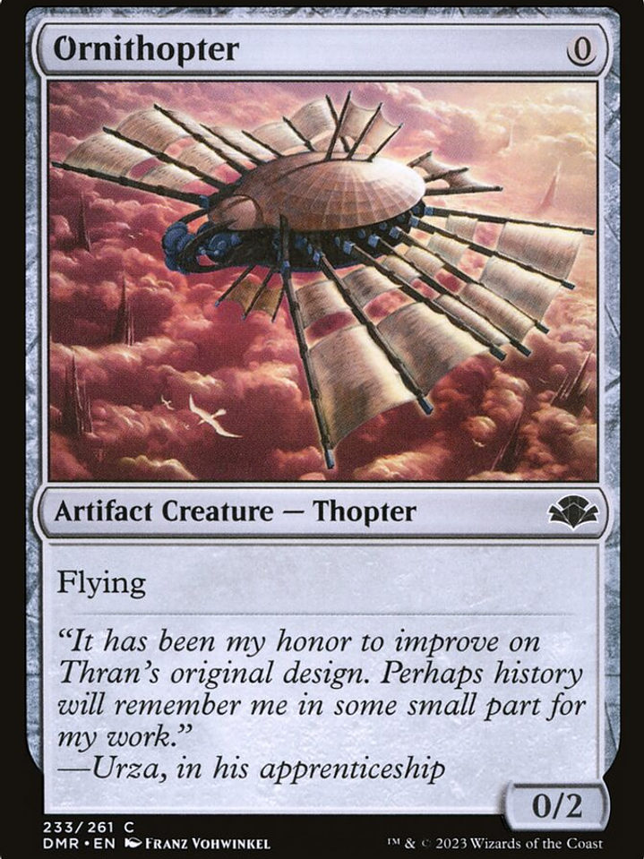 Ornithopter (Dominaria Remastered) 1